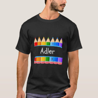 School Teacher Student Name Adler Kindergen Tag T-Shirt