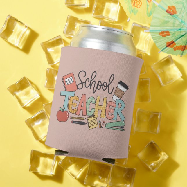 School Teacher Teaching Future Leaders Gifts Can Cooler (In Situ Summer)