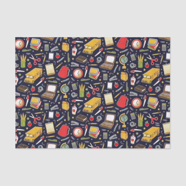 School Teacher Tissue Paper (Front)