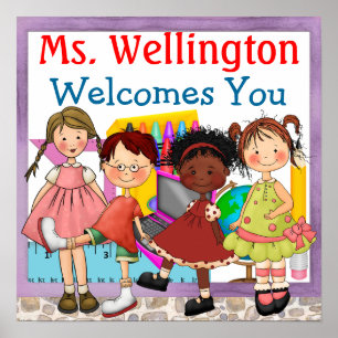 School Teacher Welcome Sign - SRF