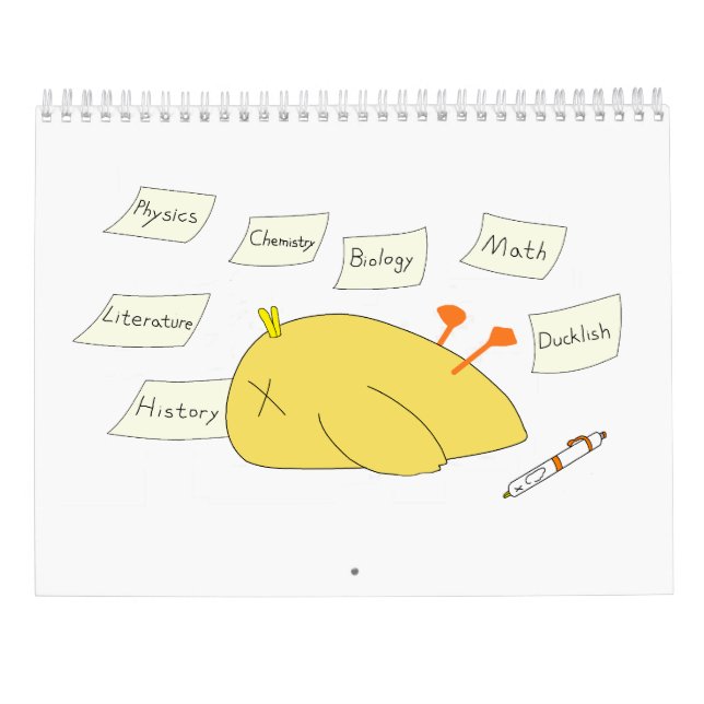 School Time calendar (Back)