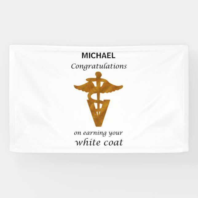 School Veterinary White Coat Ceremony Banner (Horizontal)