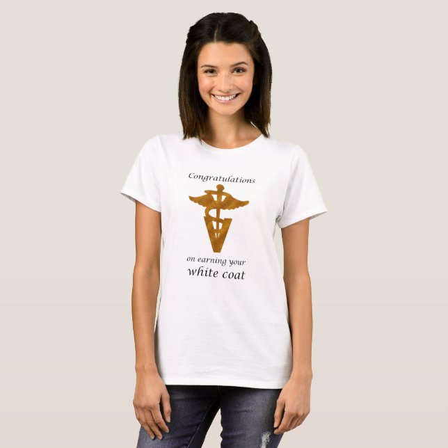 School Veterinary White Coat Ceremony T-Shirt (Front Full)