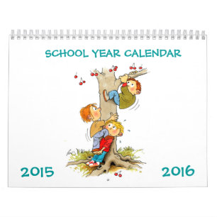 School Year Calendar 2015 - 2016 For Kids