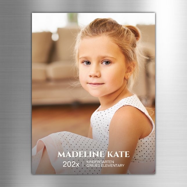 School Year Keepsake Photo Magnet (Creator Uploaded)