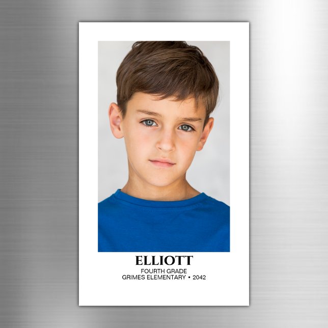 School Year Keepsake Photo Magnet (Creator Uploaded)