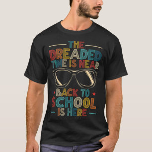 School Year Student Tutor Byck To School  T-Shirt