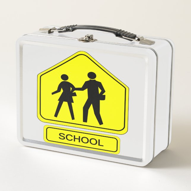 School Zone Metal Lunch Box (Front)