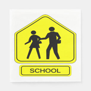 School Zone Napkin
