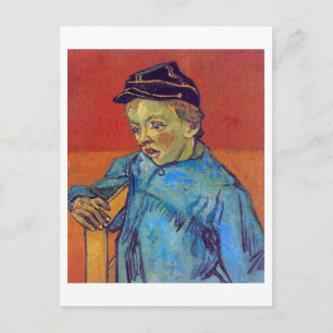 Schoolboy (Camille Roulin), Van Gogh Fine Art Postcard