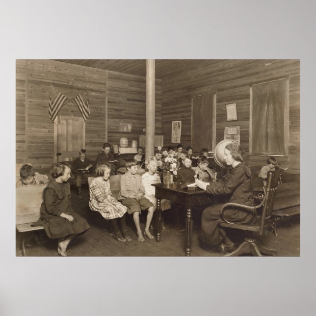 Schoolhouse by Lewis Hine, 1921 Poster (Front)