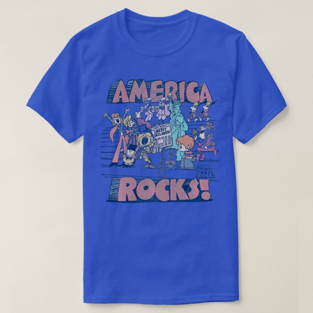 Schoolhouse Rock America Rocks  T-Shirt (Design Front)