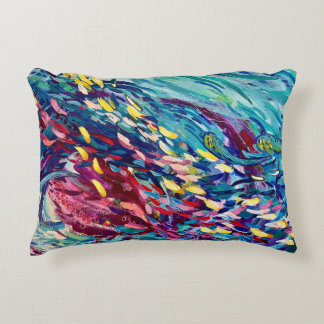 Schooling Fish Decorative Cushion