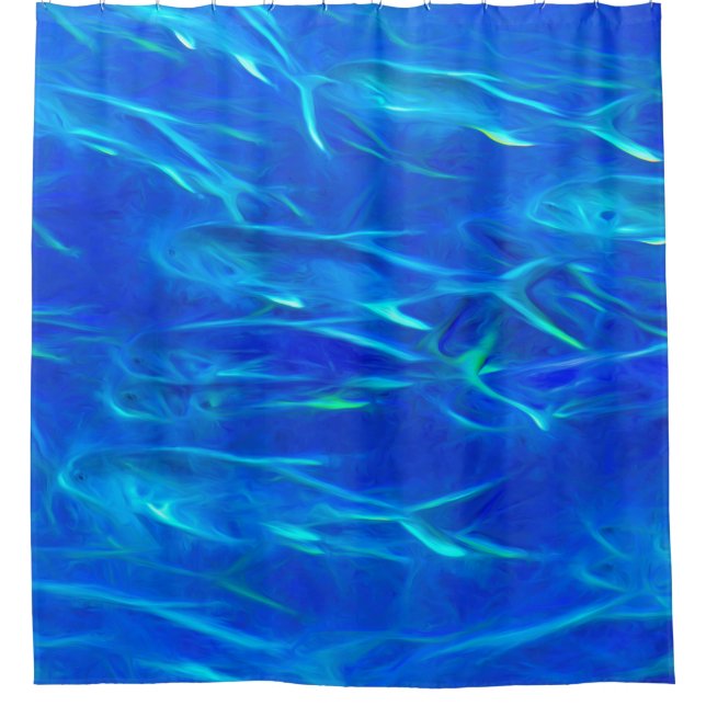 Schooling Shower Curtain (Front)