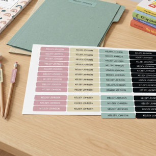 Schoolroom Pastels Coloured Girl Colour Coded