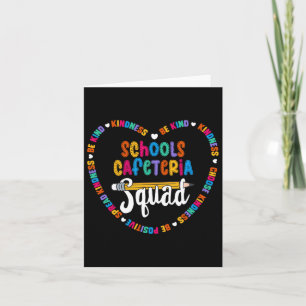 Schools Cafeteria Squad Ck To School Happy First D Card