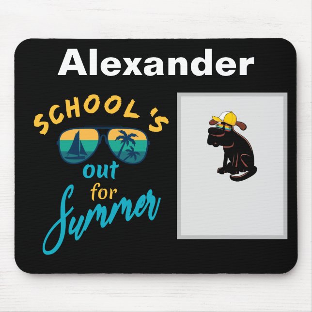 School's Our For Summer Mouse Pad (Front)