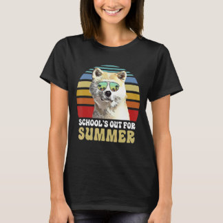 Schools Out For Summer Canaan Dog Dog Teacher T-Shirt