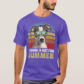 Schools Out for Summer Fo Terrier Dog Teacher T-Shirt