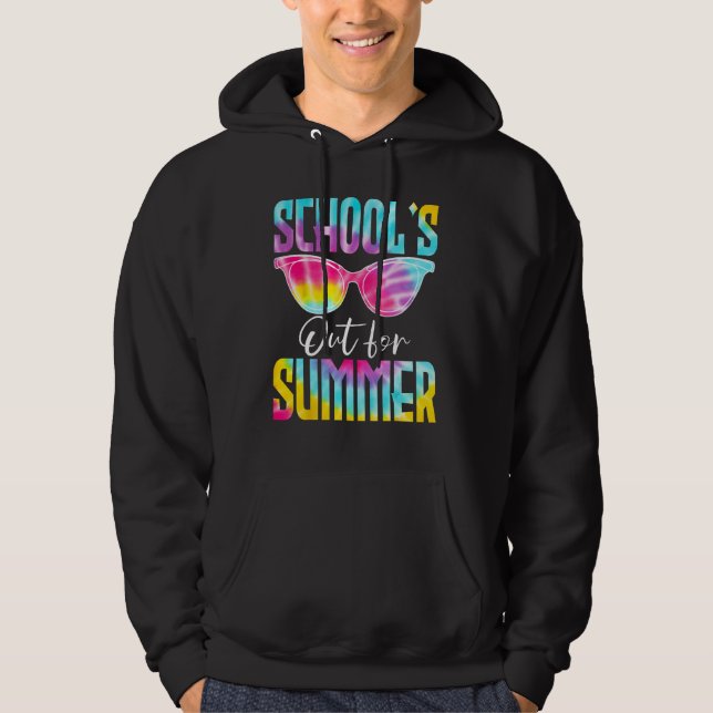 Schools Out for Summer Graduation Students Teacher Hoodie (Front)
