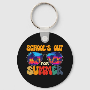 Schools Out For Summer Last Day Of School Teacher  Key Ring