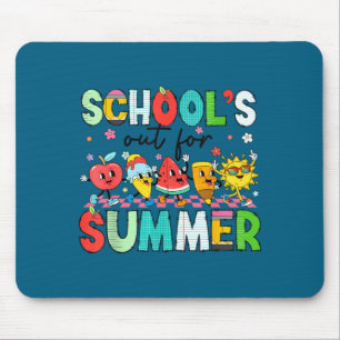 Schools out for summer summer is calling book mouse pad