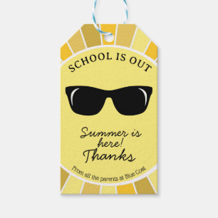 school's out for summer teacher PTA end of year Gift Tags