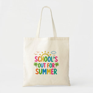 School's out for summer tote bag