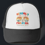 Schools Out Forever Retired Teacher Last Day 2024 Trucker Hat<br><div class="desc">Schools Out Forever Retired Teacher Last Day 2024</div>