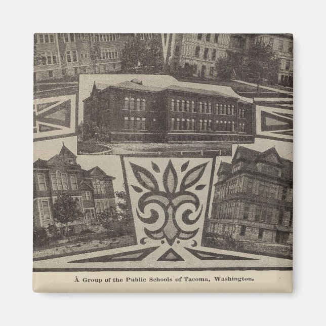 Schools, Tacoma, Wash Magnet (Front)