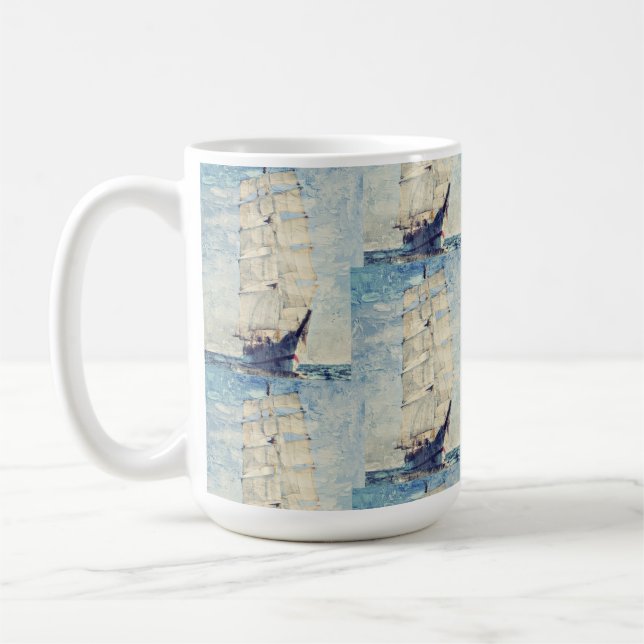 Schooner Coffee Mug (Left)