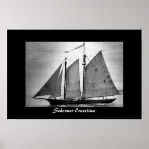 Schooner Ernestina Poster
