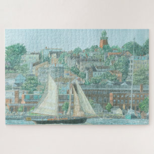 Schooner in Casco Bay 1014pc Puzzle
