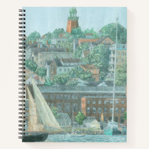Schooner in Casco Bay Notebook