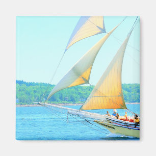 Schooner jibs flying magnet
