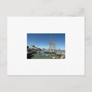 Schooner Melissa in Galveston, TX Postcard