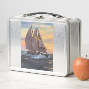 Schooner Metal Lunchbox