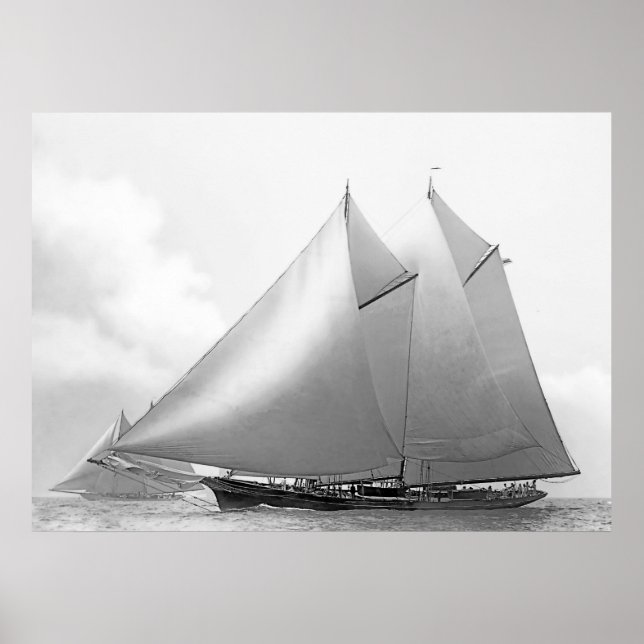 Schooner Yacht "Ramona" Poster (Front)