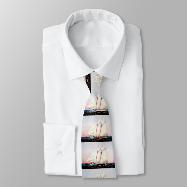 Schooner yachts tie (Tied)