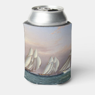 Schooners Dreadnought and Columbia 1870 Can Cooler