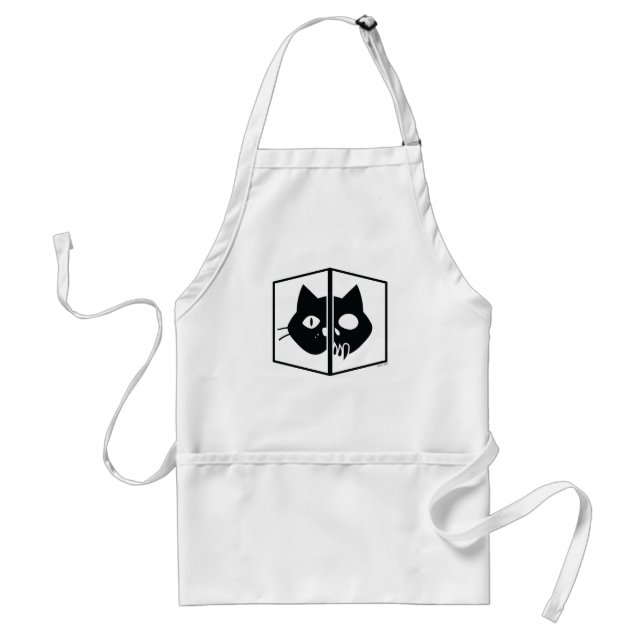 Schrödinger Cat Graphic Standard Apron (Front)