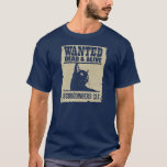Schrodinger Cat Looked Alive and Dead T-Shirt<br><div class="desc">The T-shirt contains a stamp on the front It is possible to customize it in other colors. NOTE: Modifying the color can also change the value of the product. The color tone may look different than what it actually is depending on your monitor's configuration.</div>