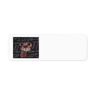 SCHRÖDINGER CAT RETURN ADDRESS LABEL