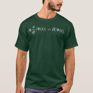 Schrodinger math  physics formula equation T-Shirt