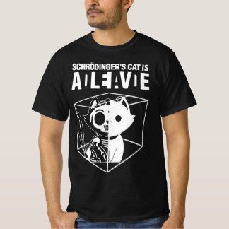 Schrodinger’s Cat, Funny Science Cat Dead And Aliv T-Shirt