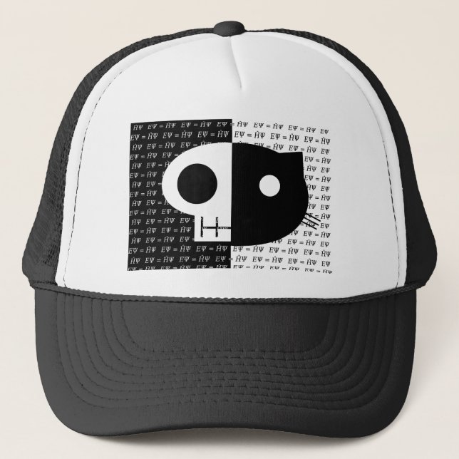 Schrödinger’s Cat Trucker Hat (Front)