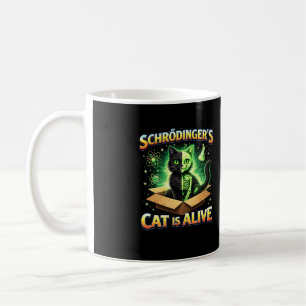 Schrödinger’s Curious Cat Coffee Mug
