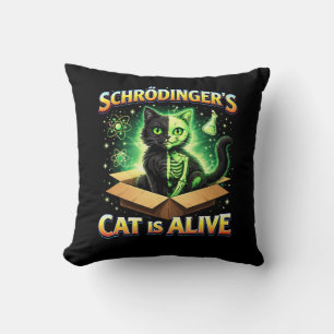 Schrödinger’s Curious Cat Cushion