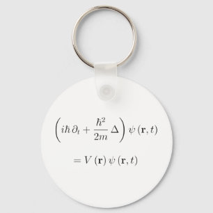 Schrodinger wave equation key ring