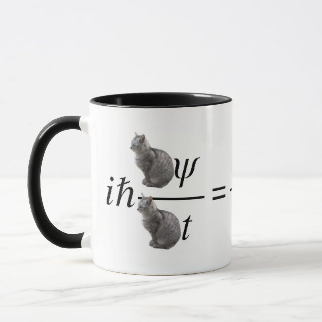 Schrodinger's cat コーヒーマグカップ mug (Left)